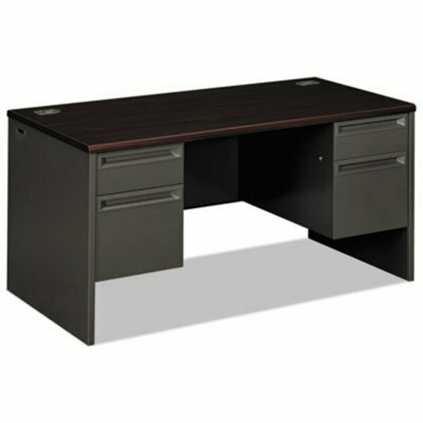 Hon DESK, 60X30, DBL PED, MY/CC 38155NS